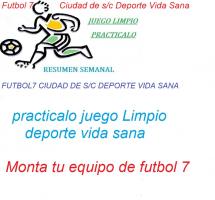 CAMPEONATO DE FUTBOL7 CIUDAD DE SANTA CRUZ VIDA SANA